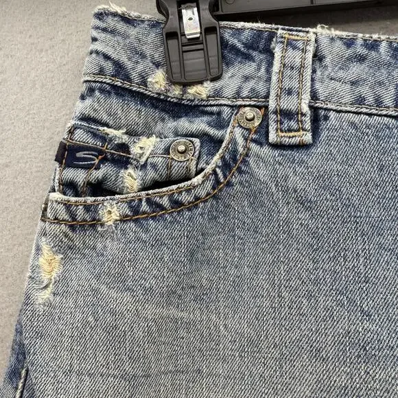 Silver Jeans Women's 28x33 (6) Light Blue Blaze Flare Vintage Preppy Normcore - Picture 6 of 15